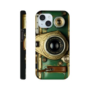 RETRO PHONE Case 2, Étui pour téléphone avec appareil photo, Étui pour téléphone tendance, Appareil photo argentique rétro, Étui pour téléphone avec appareil photo rétro, Étui pour téléphone amusant, Vu à la télévision iPhone 15