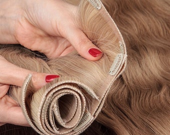 Clip in Hair Extensions. Slavic Natural Hair by Bella-Chioma™