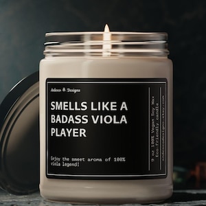 Personlig present till violaspelare Violapresenter till violist Presenter med violatema Viola-merchandise Viola-julpresent till violist Ljus