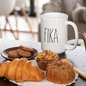 Fika Mug gift for Swedish Fika Mug Afternoon fika Mug fika gifts fika gifts Svensk Mug Svensk gift for Swedish mug Sweden mug