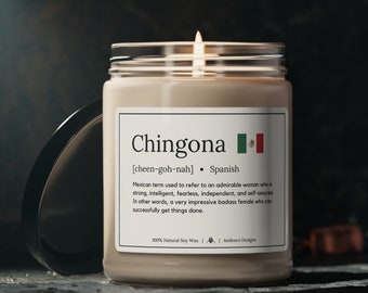 Chingona Gifts Chingona Definition Candle Gift Chingona Women Always Chingona Graduation Gift Mama Chingona Mama Tia chingona Madre Chingona