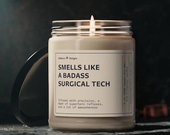 Surgical Tech Gifts Surgical Technician gifts for her him Surgical Technician Candle Funny Gift Surgical Technician Week appreciation gift