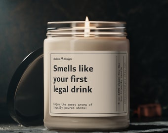 Funny 21st birthday birthday gift bf gift ideas 21-21 birthday candle smells like candle 21st birthday 21 and legal af 21 year old female