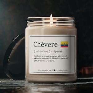 Ecuador Candle gift for Ecuadorian flag gift Ecuador gift Ecuador Decor Chevere definition gift Ecuador Candle Ecuador Proud Ecuadorian gift