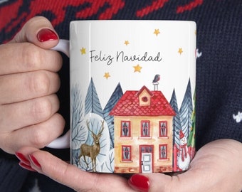 フェリス ナヴィダ マグ タサ デ ナヴィダ タザ ナビデーニャ タザ ナヴィダ スペイン語 タザ ナヴィダ エスパニョール クリスマス マグ エスパニョール タザ パラ レガロ デ ナヴィダ