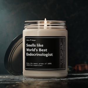 Endocrinologist Candle Gift for Endocrinologist Gifts Endocrinology gift for Men Women Endocrinology Candle Endocrinology Appreciation Gift
