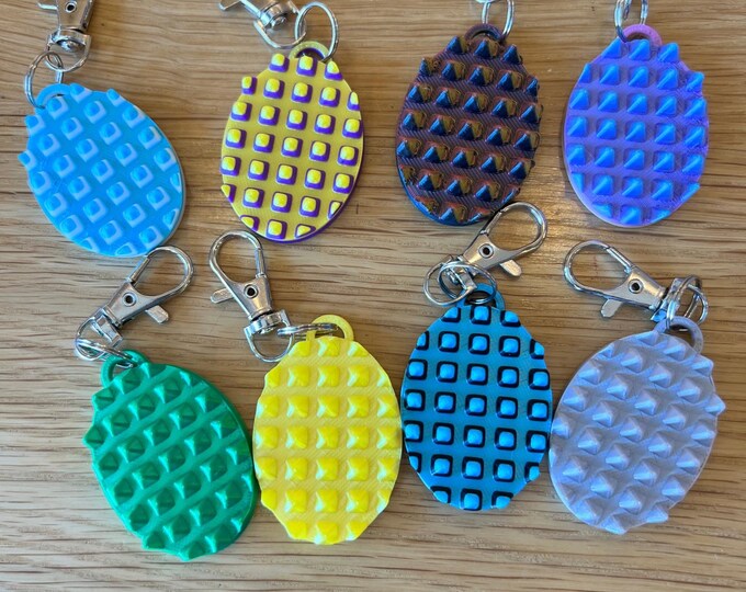 Stabby Stones Keychain Set – Spiky Fidget for Anxiety, ADHD, Deep Pressure Tactile Input