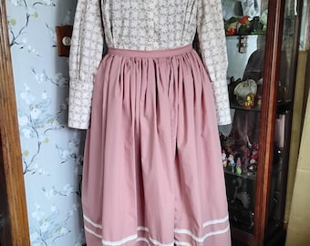 Adult double tie waist skirt
