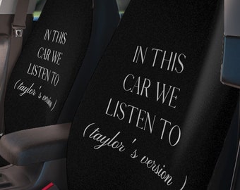 Taylor Swift Car Accessories, Taylor Swift Car Seat Covers, Front