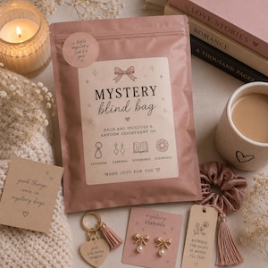 Mystery Bookish Grab Bag | Surprise Book Lover Gift | Mystery Book Accessories | Keychains, Bookmarks, Earrings & More
