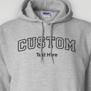 Custom Embroidered sweatshirt or hoodie - Custom Embroidery - Personalized Sweatshirt - Embroidered Hoodies - Mom Gift, Dad Gift
