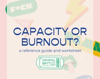 Descarga digital del termómetro de agotamiento, escala de agotamiento neurodivergente