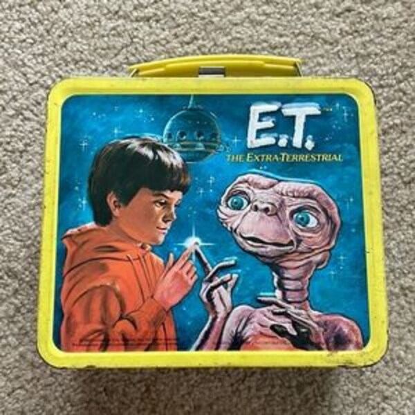 Original 1980's Metal E.T. Lunchbox Original Owner in Good Condition