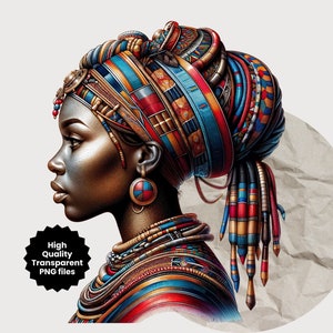 Ilustración de mujer afroamericana, clipart afroamericano, clipart PNG transparente de cultura afroamericana, clipart PNG de alta calidad