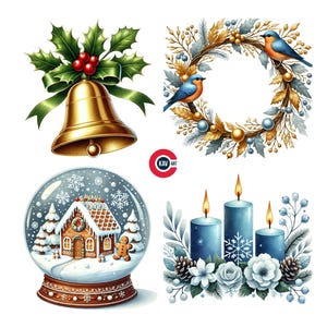 Clipe de Celebração de Natal, Decoração de Natal, Festival de Natal, Diversão e Felicidade de Férias, Diário de Lixo, Scrapbooking, Sublimação
