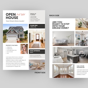 オープンハウス チラシ テンプレート、Canva テンプレート、チラシ テンプレート、不動産チラシ、DIY チラシ テンプレート デザイン