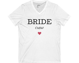 Brides Crew Womans Bachelorette V-Neck Tee