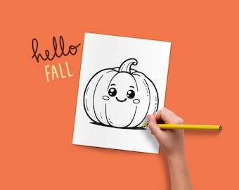 Herbstspass Kinder Malbuch | 20 Herbst Abenteuer Seiten (Digitaler Download)