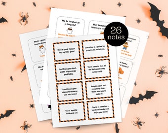 Halloween Lunch Box Notes | Jokes for Kids (PDF)
