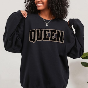 Sweat-shirt Black Lives Matter, chemise reine afro-américaine mélanique, pull noir fierté, cadeau de professeur de mélanine, t-shirt du mois de l&#39;histoire des Noirs