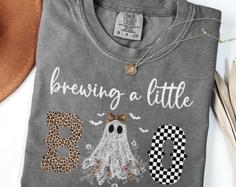 Halloween Pregnancy Announcement Shirt, Spooky Pregnancy Reveal Tshirt, Funny Halloween Maternity Sweatshirt, Baby Reveal Gift for Mom To Be
