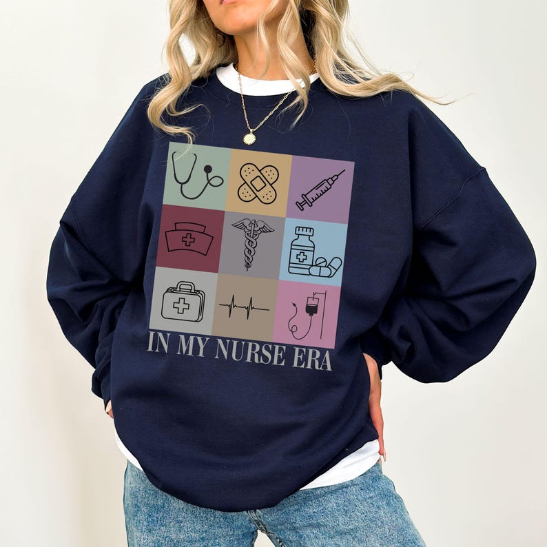 Nurse Sweatshirt, Gift for Registered Nurse, RN Sweater, Nursing