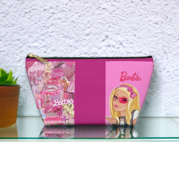 Barbie Pink Accessory Pouch w T-bottom