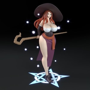Sorceress STL 3D printing