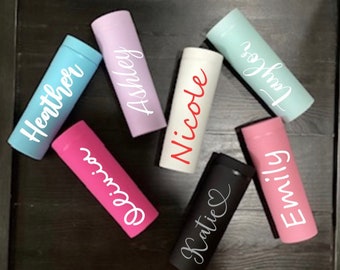 Bachelorette Gift,Personalized Skinny Tumbler 16oz,Pastel Matte Finish,AcrylicTumblers, Bridesmaids Tumbler,Wedding PartyGirls Trip,Hot Pink