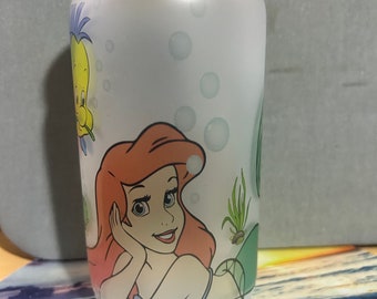 Little mermaid Glass Tumbler