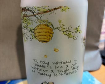 Winnie the Pooh Glass Tumbler