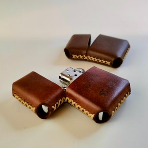 Leather Zippo Case, Zippo Case, Leather Zippo Cover, Zippo Cover, Genuine Leather Zippo Case, Genuine Leather Zippo Cover, Leather Lighter