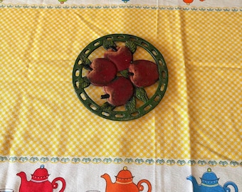 Triveted to You — Metal Apple Trivet, Rustic and Inviting