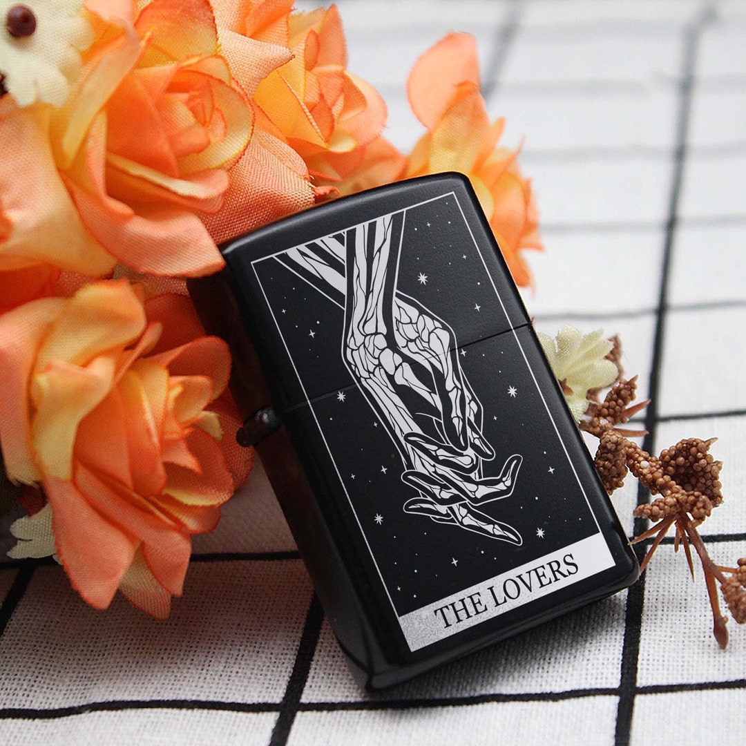 The Lovers Tarot Card Lighter, Gift for Him, Gift for Her, Valentine's