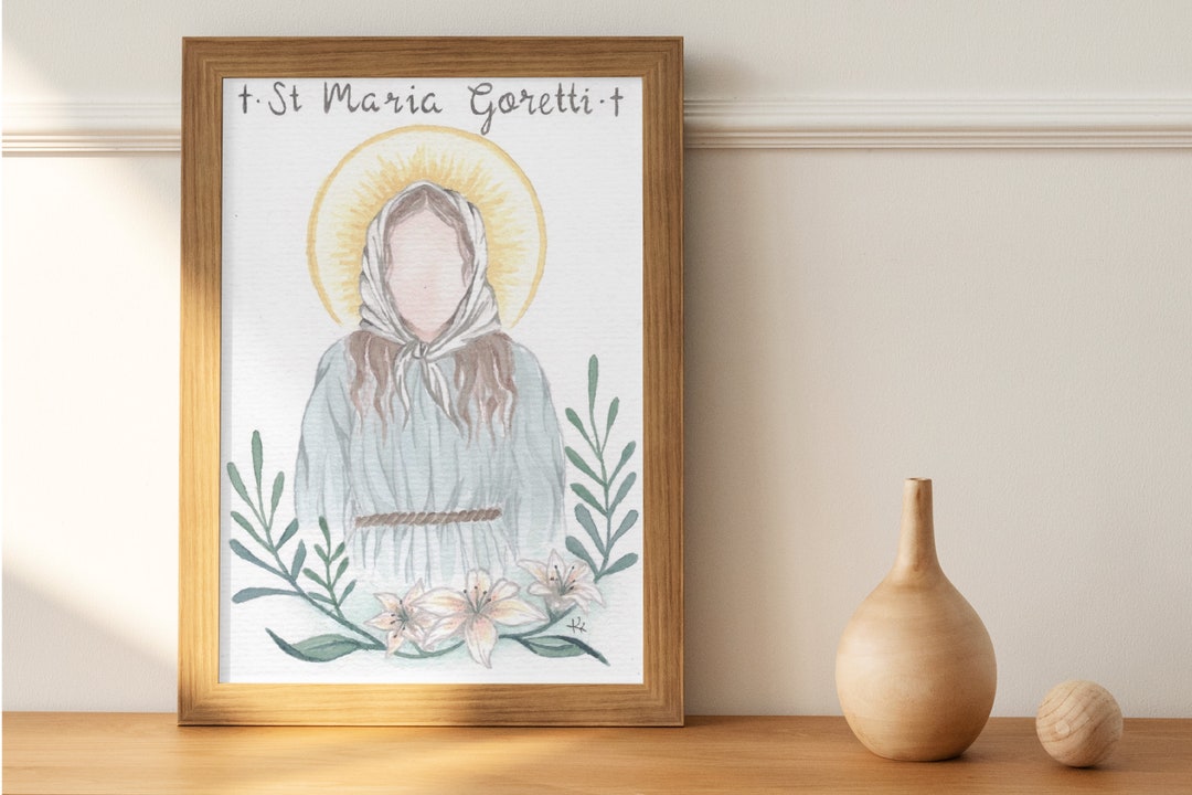 St Maria Goretti (digital Copy Only) - Etsy