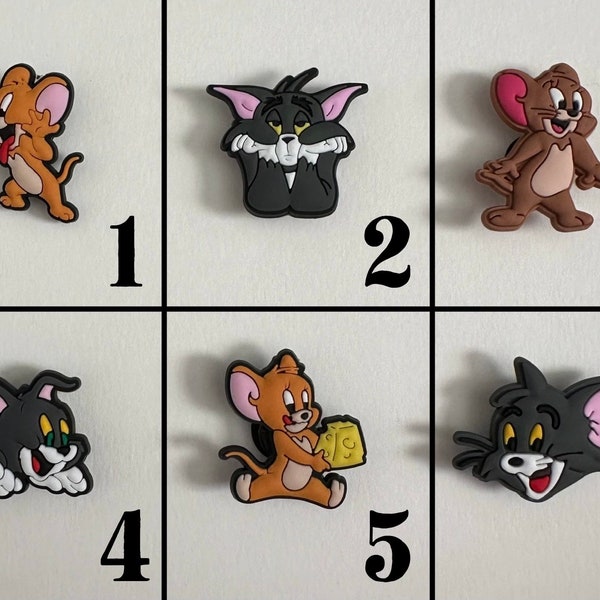 Tom & Jerry Croc Charms