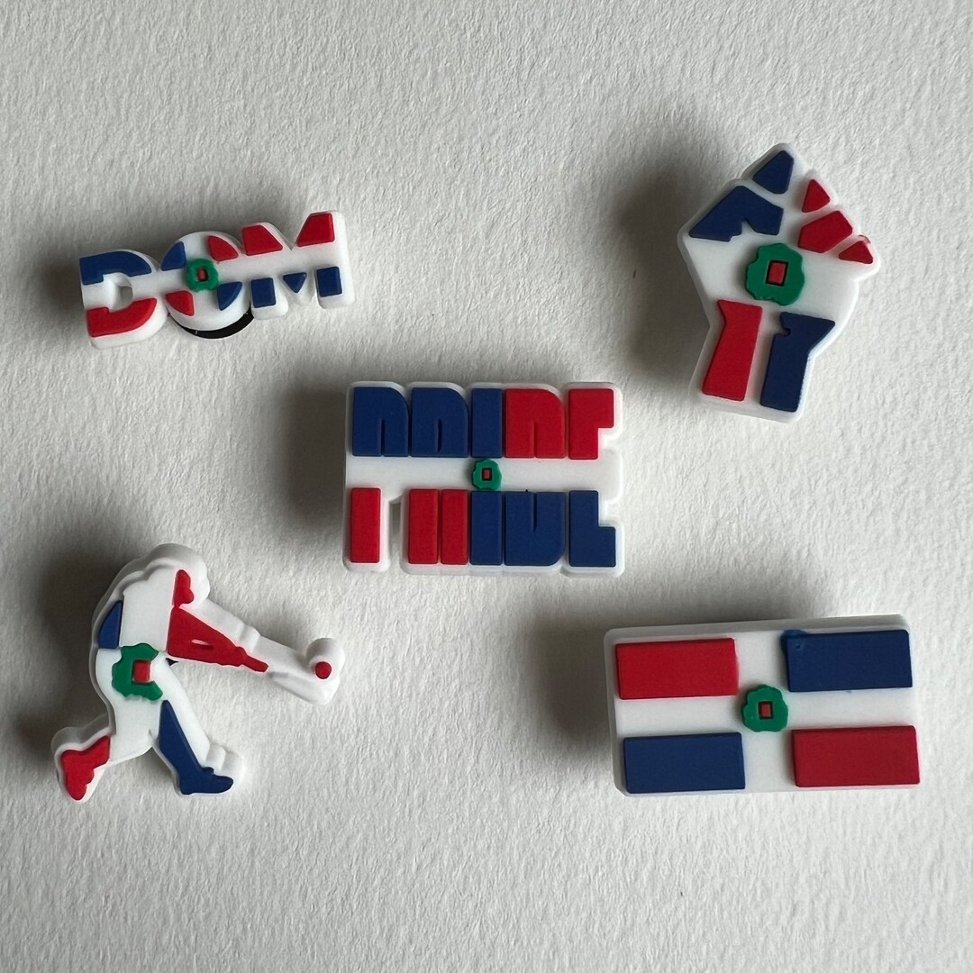 Dominican Republic Croc Charms Etsy