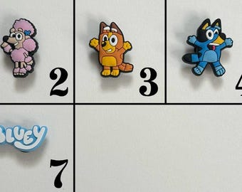 Bluey Shoe Charms