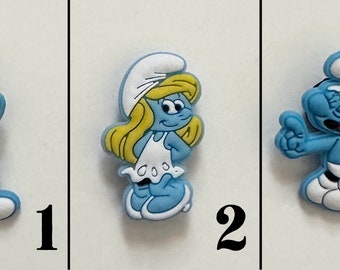 Smurfs Croc Charms