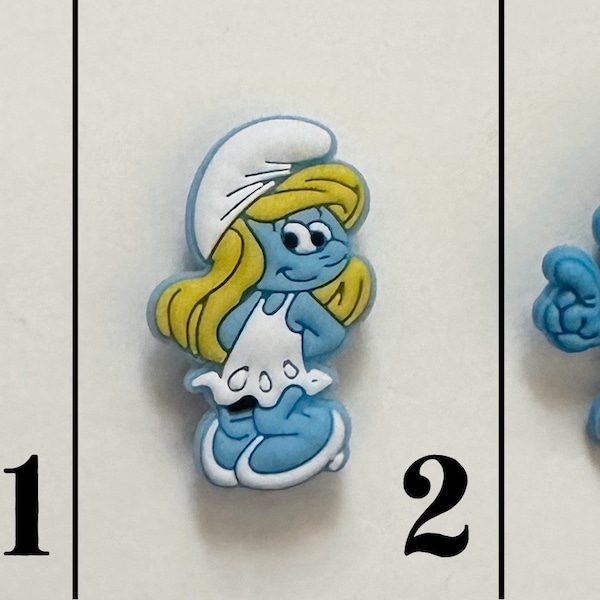 Smurfs Croc Charms