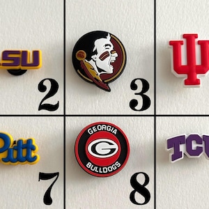 College Teams Shoe Charms #4
