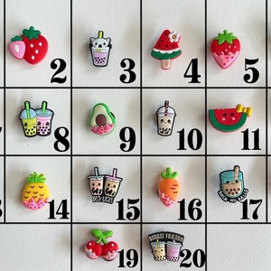 Food Shoe Charms #3