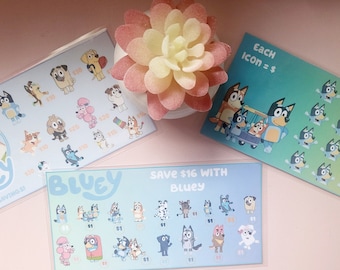 Bluuey | Bluuey  Savings Challenges | Bluuey Kids Savings Challenges | Easy Challenges | Bluuey Themed Savings Challenges | Kids Savings