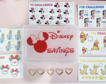 Disney Themed Spar-Challenges Box-Bundle 1, 5, 10, 15, 20, 25 Spar-Challenges