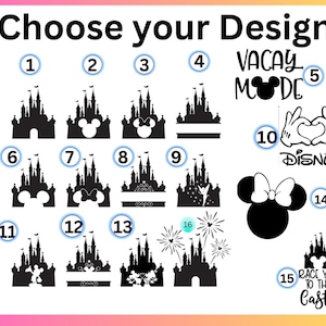 Disney Budget Themed Vynil| Vynil only| Vynil For Binder