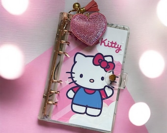 Kitty Themed Savings Binder  | Helo Kitty Savings Challenges | Binder Included | Mini Savings Challenges | Binder N Pink Charm