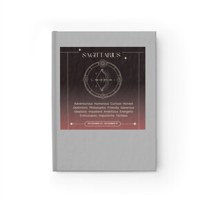 Astrological Journal - Sagittarius, Zodiac Gifts For Her, Constellation Gifts, Zodiac Sign Gift, Dream Journal Notebook Diary