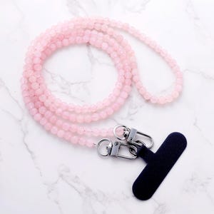 Handykette Aus Kristallsteinen – Rosa, 21 Cm, Als Handgelenkband Oder Schlüsselanhänger, Universal