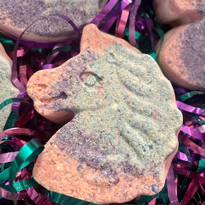 Unicorn Bath Bombs For Kids- Number Dye Free Bath Bombs- Majestic Unicorn Bath Bomb- Unicorn Party Favors- Natural Kids Bath Bomb- Bath Fun