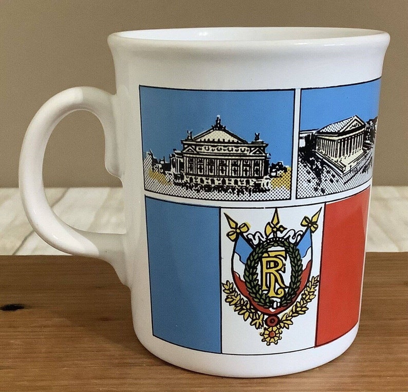 Vintage Paris France Coffee Mug England Etsy